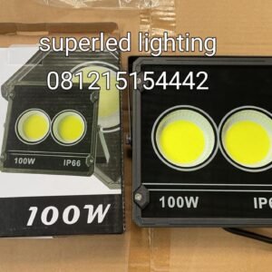 Lampu Sorot 100 watt Mata Cob Ip 66 Slim