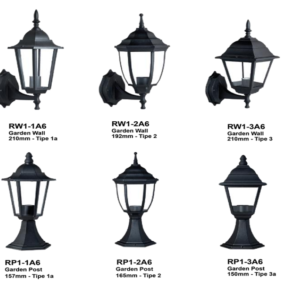 Lampu Taman dan Lampu Dinding Meval