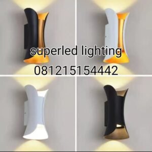 Lampu Dinding  2 Arah 10 Watt Gold