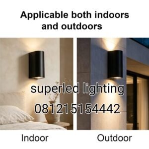 Lampu Dinding Outdoor 2 Arah Kosongan