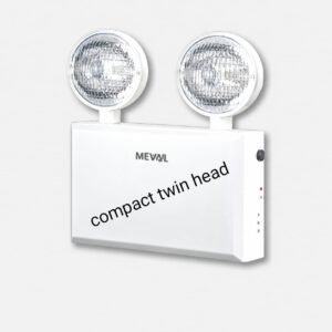 Lampu Emergency Compact Twin Head Meval