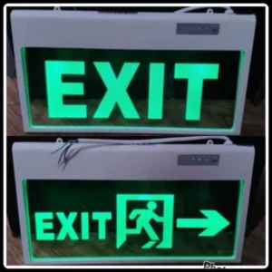 Lampu Emergency EXIT 2 Sisi Indoor